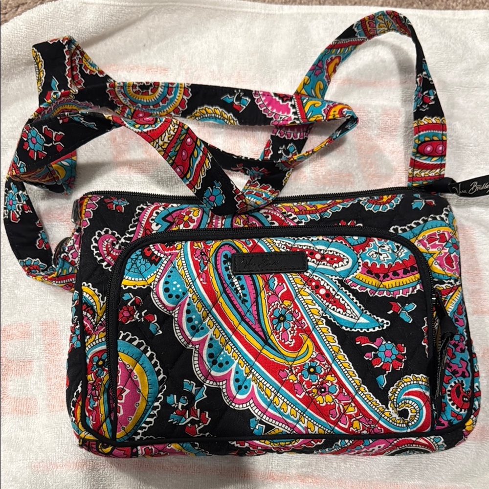 Vera Bradley Women's Colorful Paisley Crossbody Bag